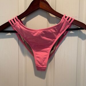 Midori Pink and Tan Bikini Bottom